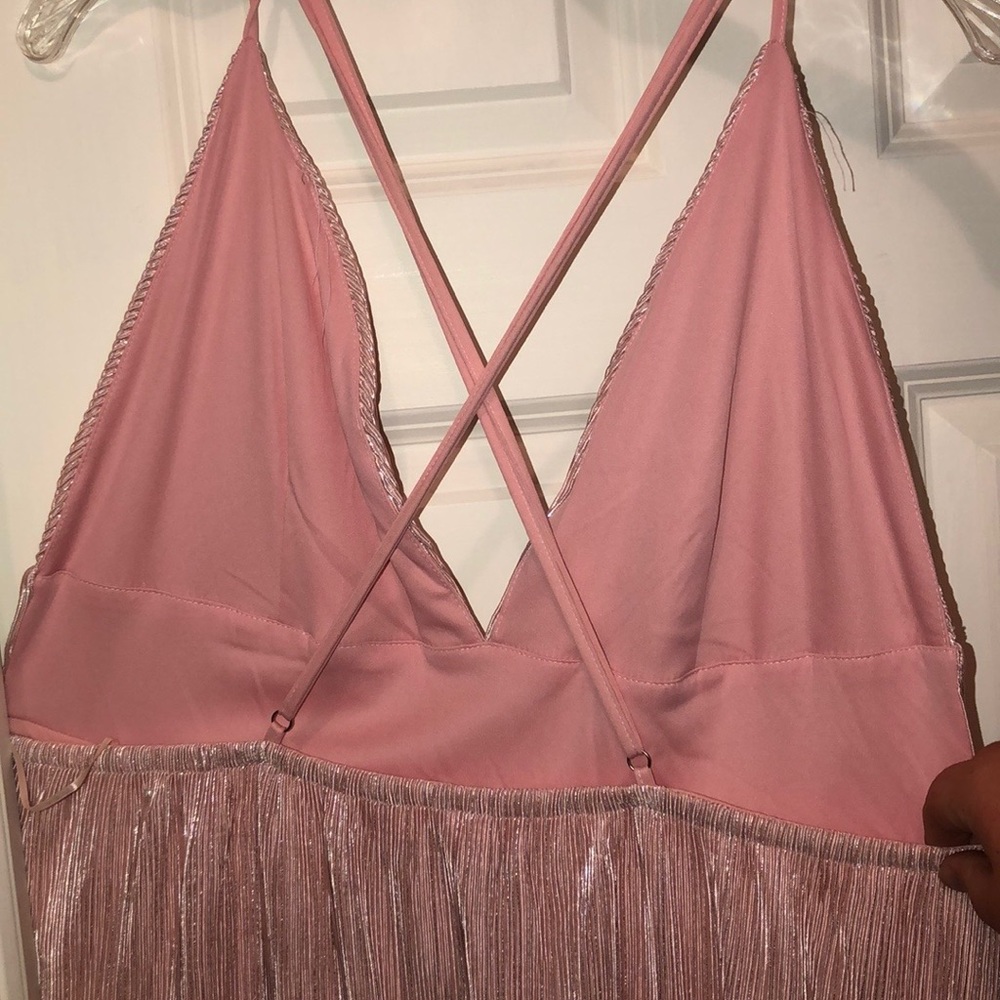 Elegant Pink Evening Gown - Picture 6 of 6
